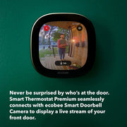 Ecobee Smart Thermostat Premium Plus Pack – EB-STATE6VP-01 - Black (Includes 2x SmartSensors)