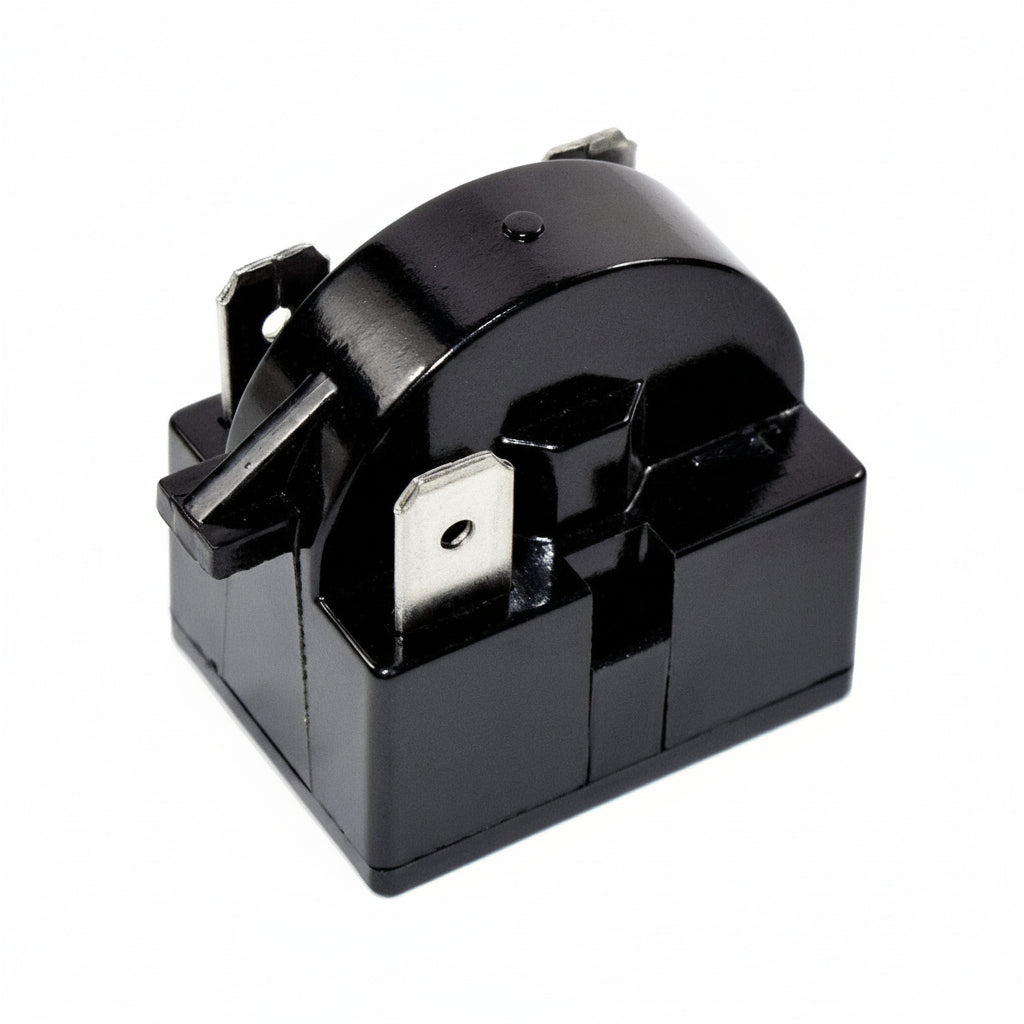 Refrigerator 3-Pin Starter Start Relay Replacement compatible with Mini Fridges, Compact Refrigerators, Beverage & Wine Beer coolers, Deep Freezers, Beer Wine Refrigerators QP2-4R7