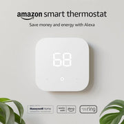 Amazon Smart Thermostat – Save money and energy - Works with Alexa and Ring - 1st Gen S6ED3R - US Version