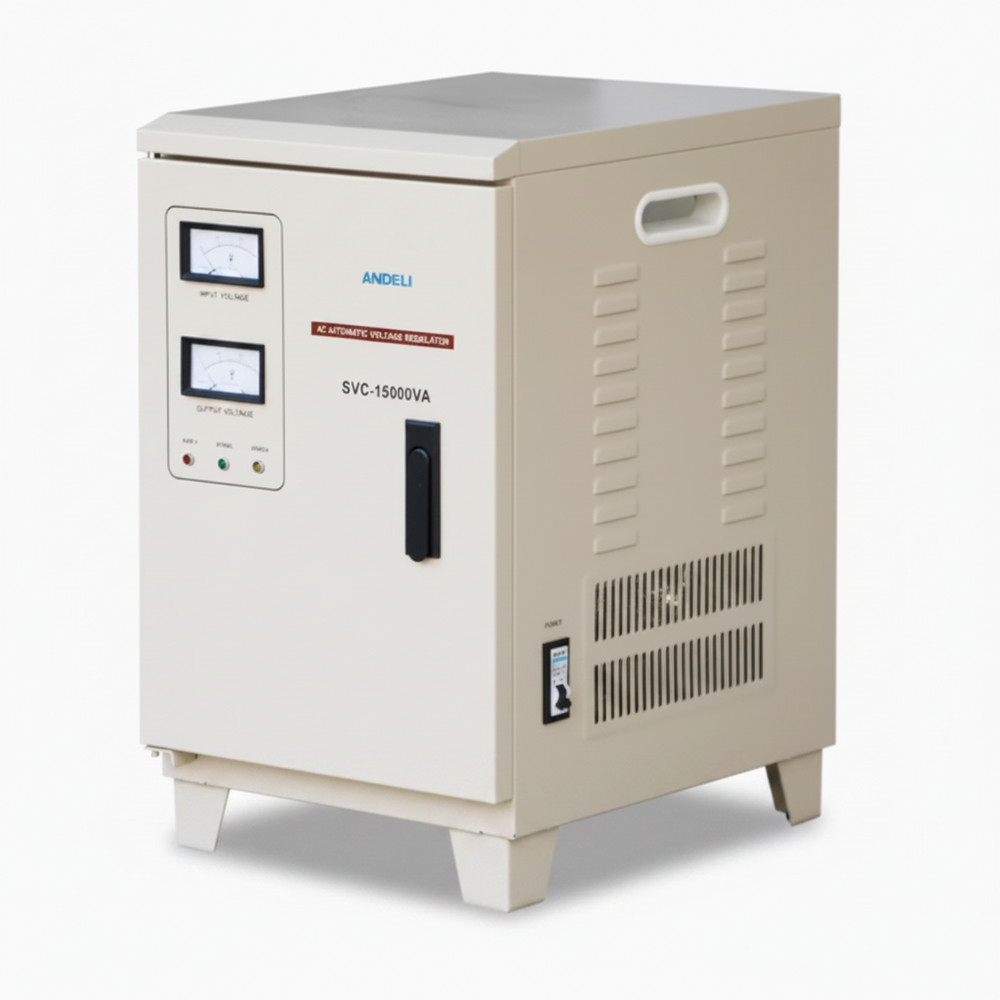 Andeli AC Voltage Stabilizer SVC 15000 VA 15kw Three (3) Phase Stand 380V