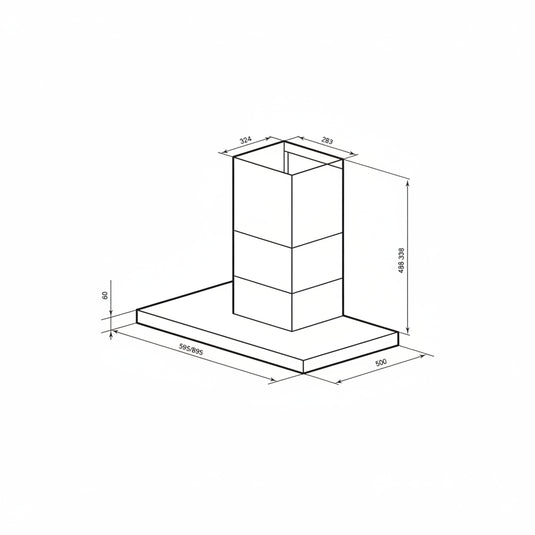 Millen Range Hood MKH 605 IX Dome Type Silver & Black 230W, 3 Year Warranty