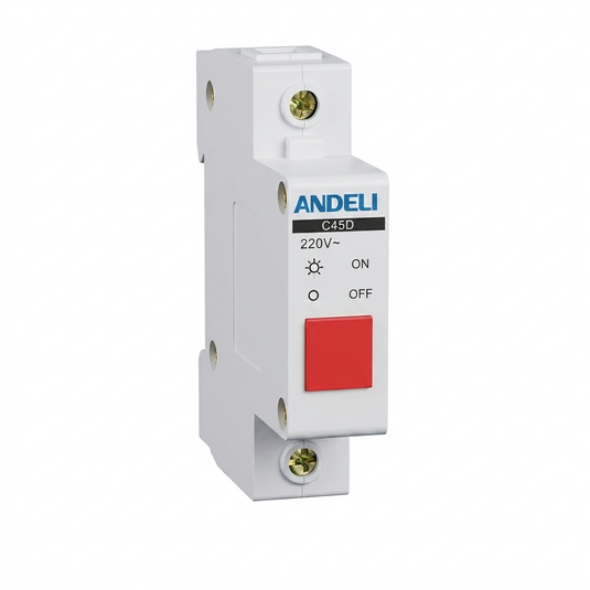 ANDELI C45D Red Modular Indication Lamp DIN Rail Mounted