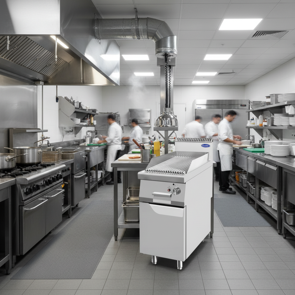 CookRite Gas Char Broiler On Cabinet - AT7G4C-F