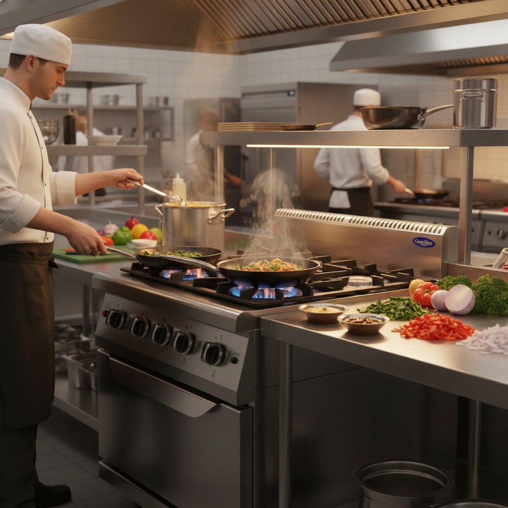 CookRite GAS COOKER ON OVEN AT9G4BO-2