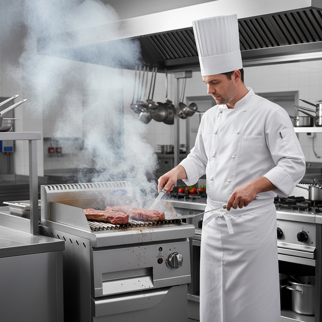 CookRite GAS CHAR BROILER ON CABINET - AT9G4C-F
