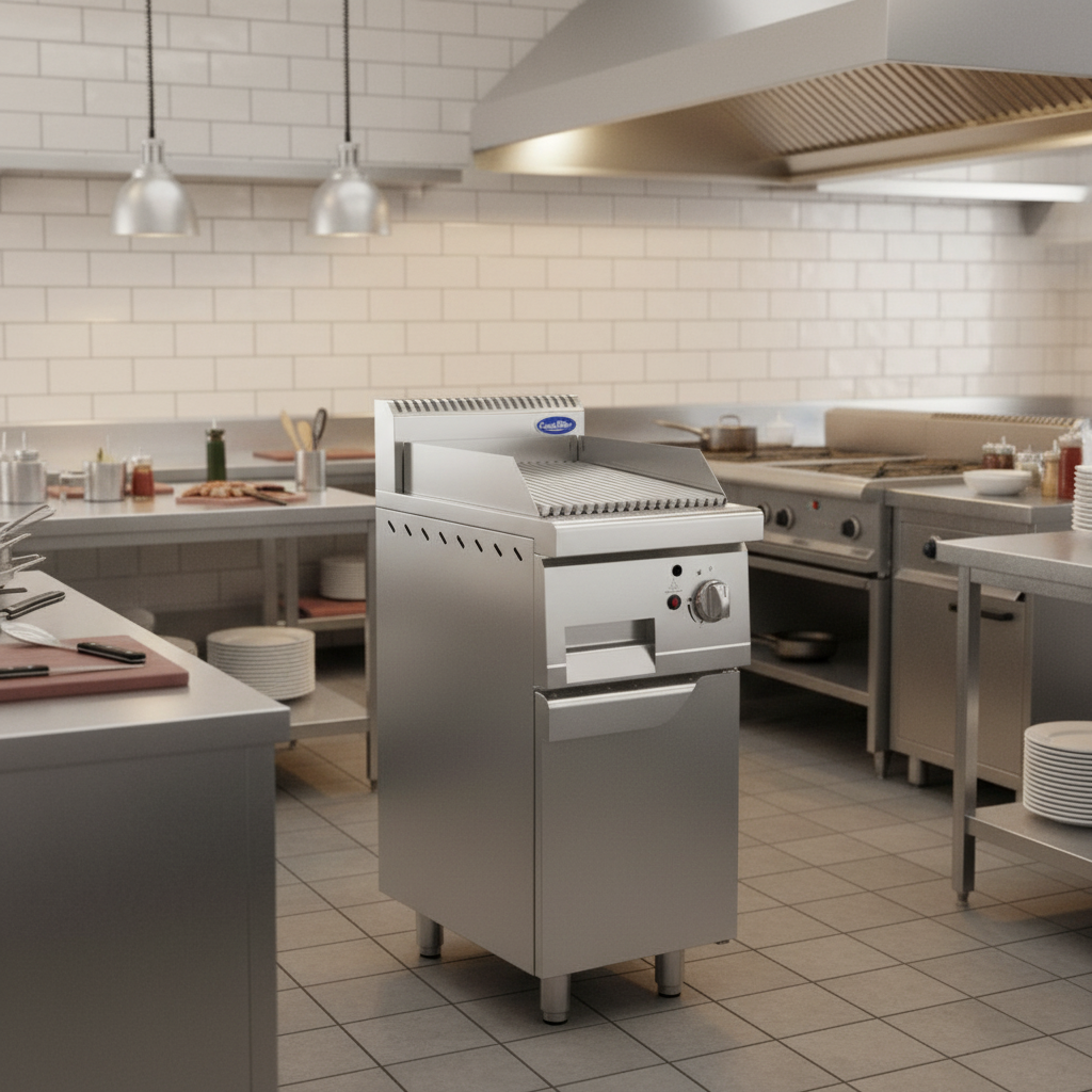 CookRite GAS CHAR BROILER ON CABINET - AT9G4C-F