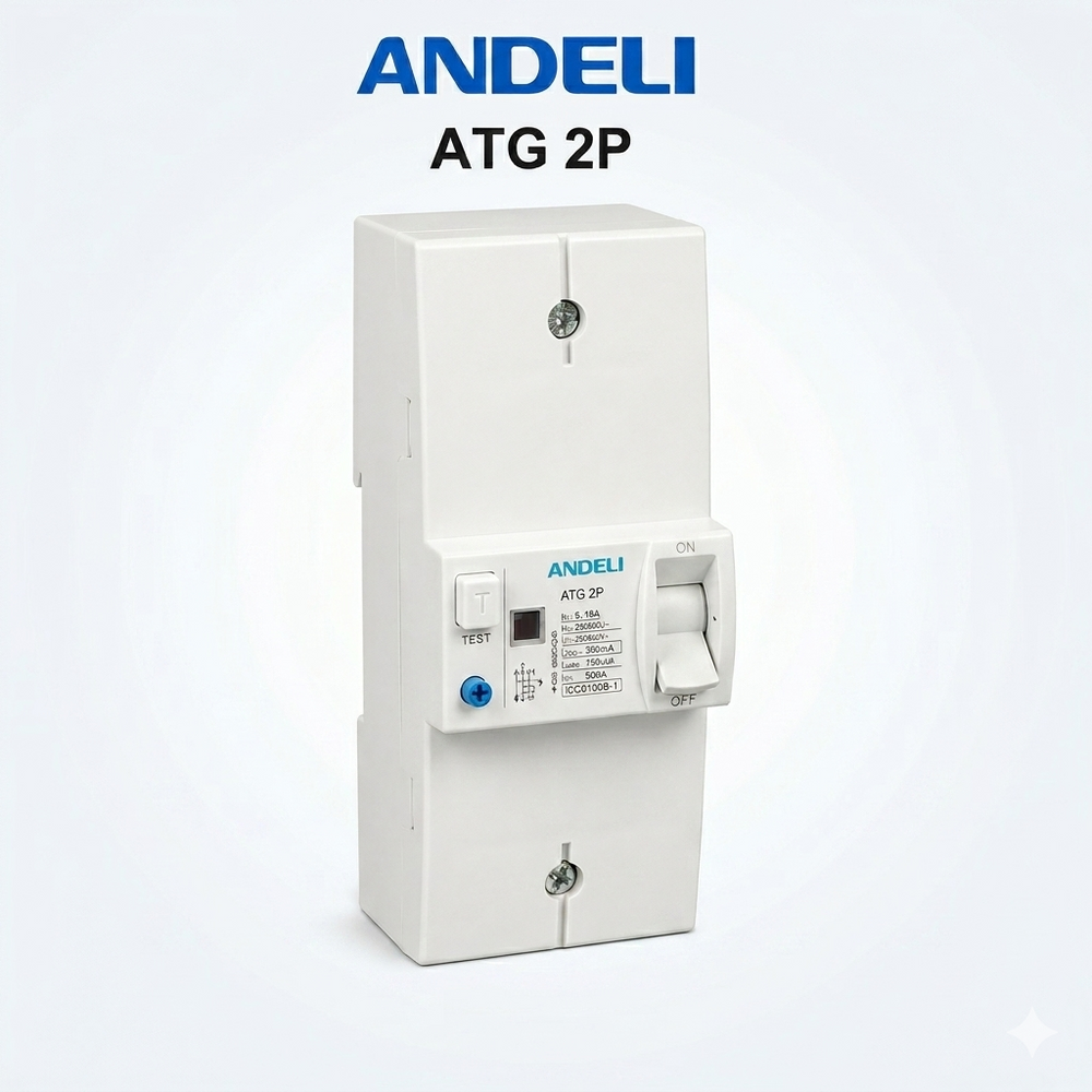 ANDELI ATG 2 Pole Residual Current Circuit Breaker RCCB