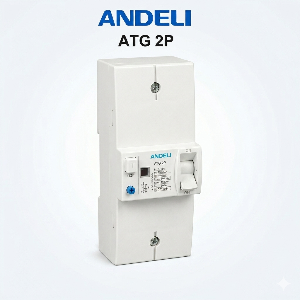 ANDELI ATG 2 Pole Residual Current Circuit Breaker RCCB