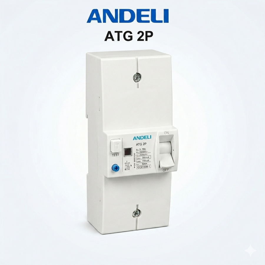 ANDELI ATG 2 Pole Residual Current Circuit Breaker RCCB
