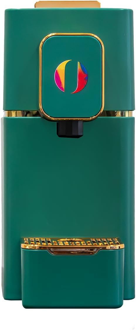 Flava AVA Pro Series Capsule Coffee Machine Green – 9 Bar pressure Espresso Maker with 0.85 L Water Tank, Home & Office Use, 1 year Warranty.