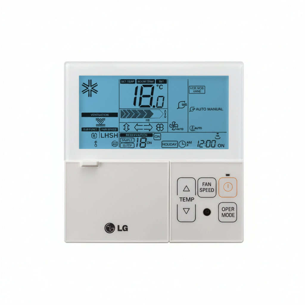 Air Conditioning Replacement AKB73355722 Hard Wired Remote Controller In White