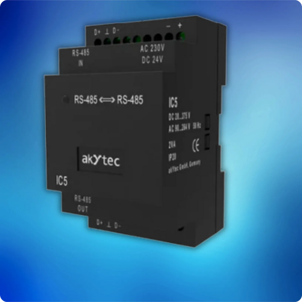 Akytec IC5 Repeater RS485 Connect Two Segments