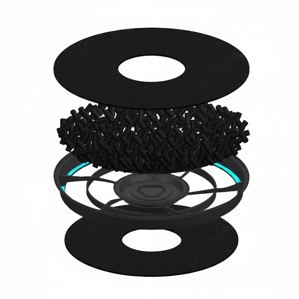Activated Cooker Hood Carbon Charcoal Filter For Faber-Zanussi-Franke-Smeg-Roblin-EFF57-1120017979-KITFC31-5403004 2 Pack