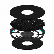 Activated Cooker Hood Carbon Charcoal Filter For Faber-Zanussi-Franke-Smeg-Roblin-EFF57-1120017979-KITFC31-5403004 2 Pack
