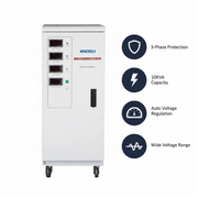 Andeli Voltage Stabilizer SVC 10000 VA 10 KVA Three (3) Phase 380V Digital