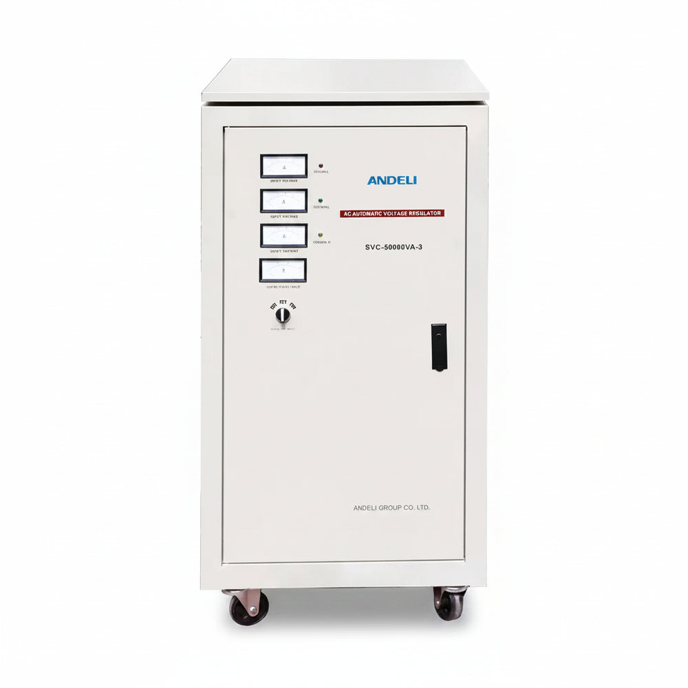 Andeli Electric Voltage AC Stabilizer SVC 50000 VA 50 KW Three (3) Phase 380V