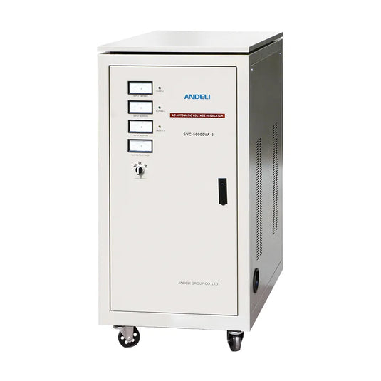 Andeli Electric Voltage AC Stabilizer SVC 50000 VA 50 KW Three (3) phase 380V