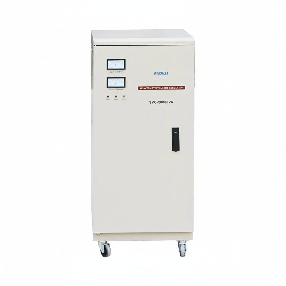 Andeli AC Voltage Stabilizer SVC 20000 VA 20 KW Single (1) Phase 110V