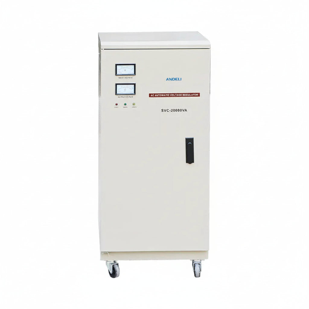 Andeli AC Voltage Stabilizer SVC 20000 VA 20 KVA Single (1) Phase 110V
