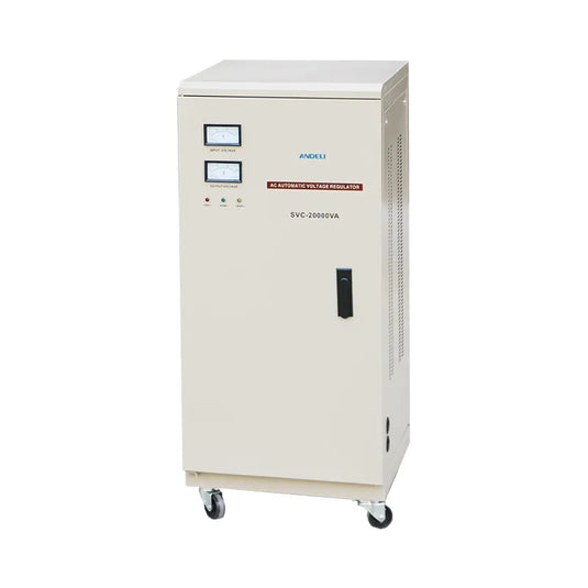 Andeli AC Voltage Stabilizer SVC 20000 VA 20 KW Single (1) Phase 110V