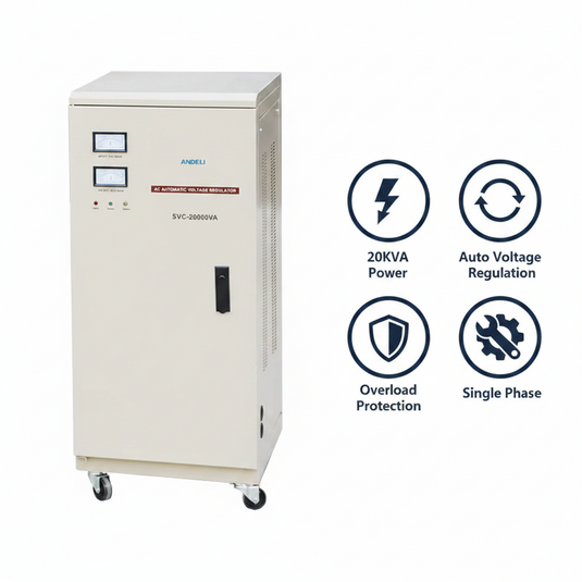 Andeli Voltage Stabilizer SVC 20000 VA 20 KW Single (1) Phase 220V