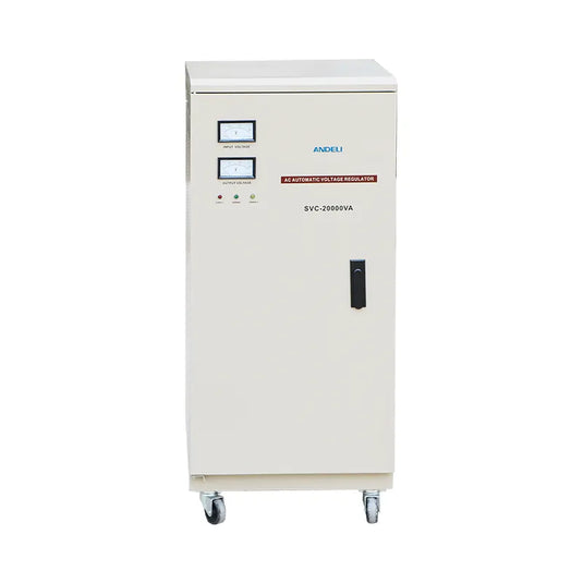 Andeli AC Voltage Stabilizer SVC 20000 VA 20 KW Single (1) Phase 110V