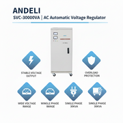 Andeli AC Voltage Stabilizer SVC 30000 VA 30 KVA Single(1) Phase 220V