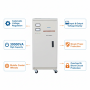 Andeli AC Voltage Stabilizer SVC 30000 VA 30 KVA Single(1) Phase 220V