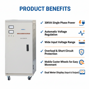 Andeli Voltage Stabilizer SVC 30000 VA 30 KVA Single (1) Phase 110V