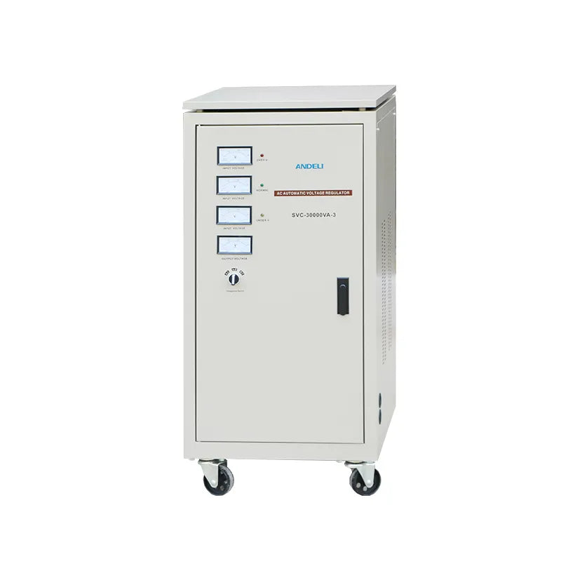 Andeli AC Voltage Stabilizer SVC 30000 VA 30 KW Three (3) Phase Slide 380V