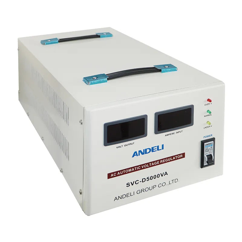 Andeli AC Voltage Stabilizer SVC 5000 VA 5 KW Single (1) Phase 80V
