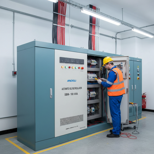 Andeli Automatic Voltage Stabilizer SBW 100000 VA 100 KW Three (3) Phase 380V
