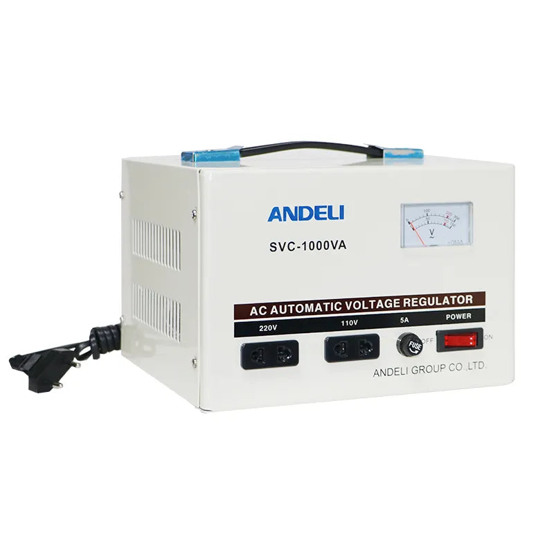 Load image into Gallery viewer, Andeli Fully Automatic AC Voltage Stabilizer SVC 1000 VA 1 KW Single (1) Phase 110V
