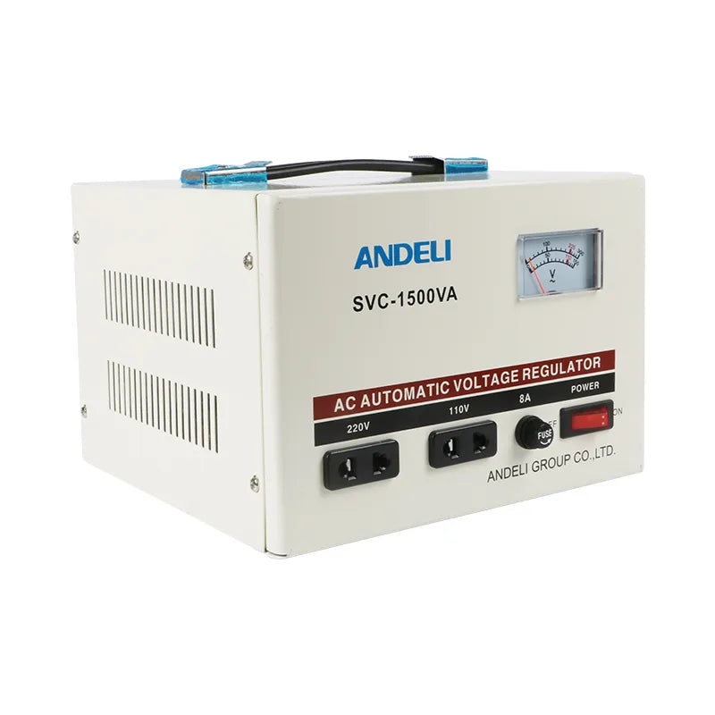 Andeli Automatic Voltage Stabilizer SVC 1500 VA 1.5 KVA Stabilizer Single (1) Phase 110V