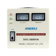 Andeli Voltage Stabilizer SVC 3000 VA 3 KW Single (1) Phase 220V