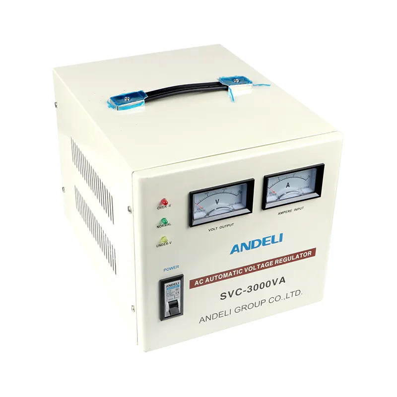 Load image into Gallery viewer, Andeli Voltage Stabilizer SVC 3000 VA 3 KW Single (1) Phase 220V
