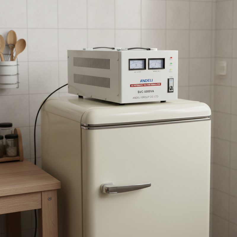 Load image into Gallery viewer, Andeli Fully Automatic Voltage Stabilizer SVC 5000 VA 5 KW Single (1) Phase
