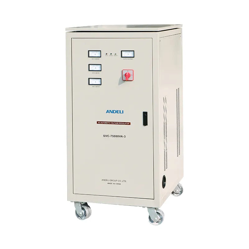 Load image into Gallery viewer, Andeli Fully Automatic Stabilizer SVC 75000 VA 75 KW Three (3) Phase 380V
