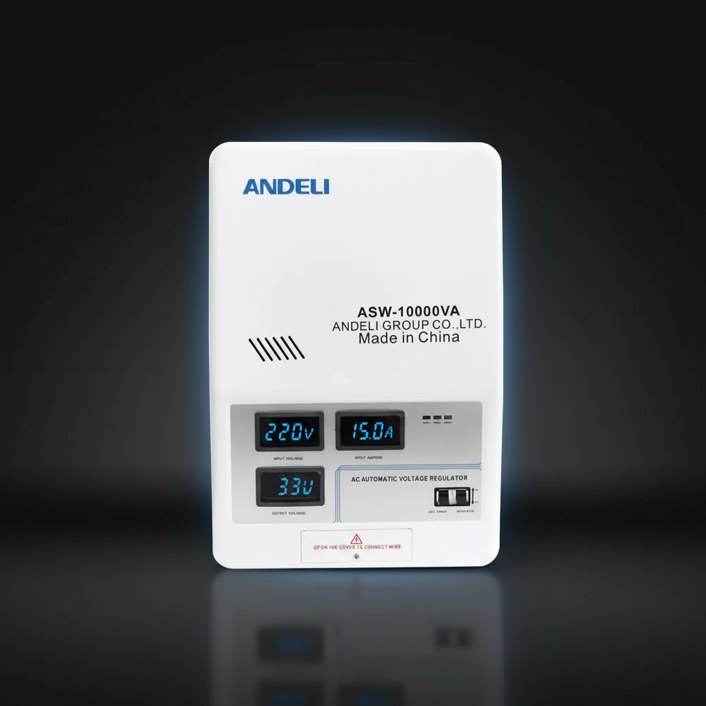Andeli Wall Mounted Automatic Voltage Stabilizer SDW 10000 VA 10 KW Single Phase 110V