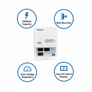 Andeli Wall Mounted Automatic Voltage Stabilizer SDW 10000 VA 10 KW Single Phase 110V