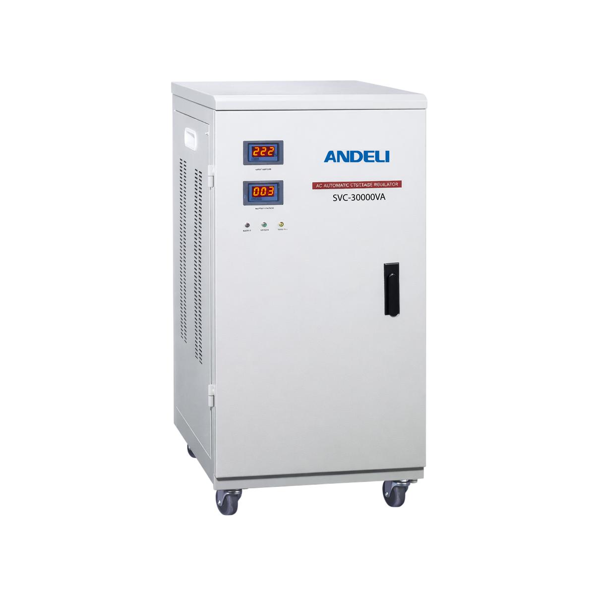 Andeli Voltage Stabilizer SVC 30000 VA 30 KVA Single (1) Phase 220V Digital