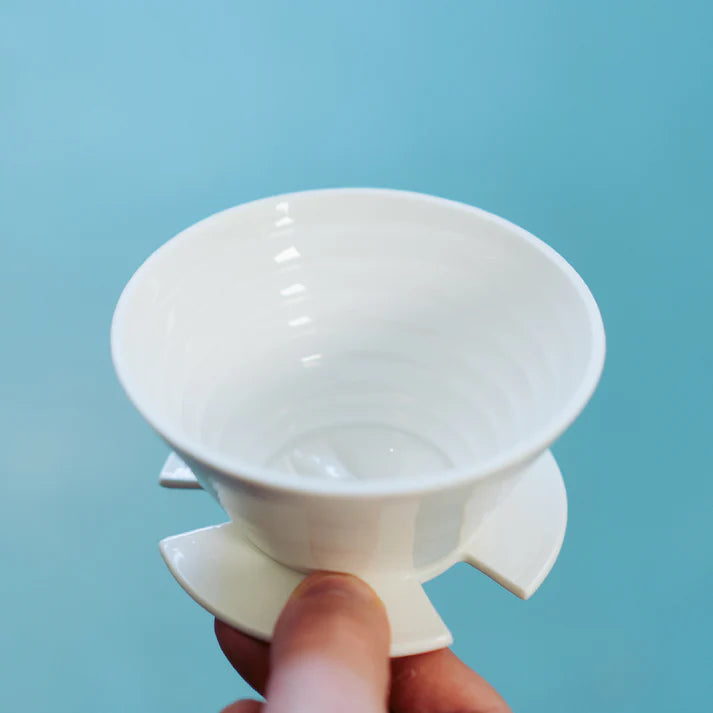 Load image into Gallery viewer, April Pour Over Ceramic Brewer – Manual Coffee Dripper image 6
