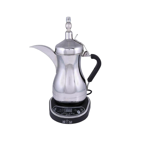 Arab Dalla Arabic Coffee Maker - Silver Design for Authentic Coffee Brewing