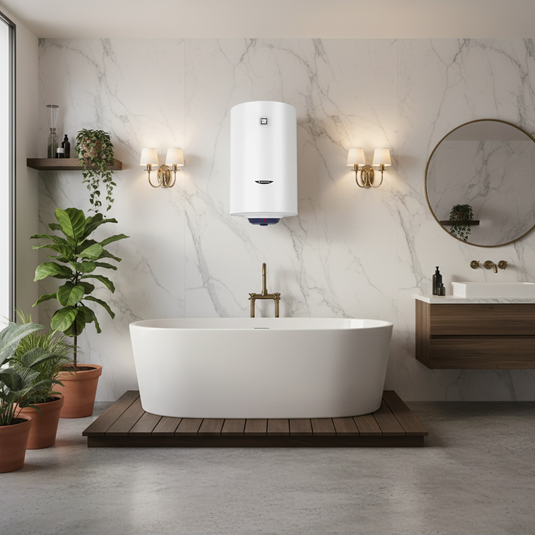 Ariston Electric Water Heater Vertical BLU R, 100 L - White