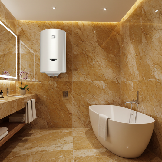 Ariston Electric Water Heater Vertical PRO1 R Italy, 50 L - White