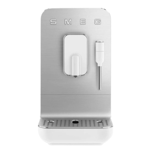 Smeg Bean to Cup Automatic Coffee Machine with Steam Wand , BCC12WHMUK