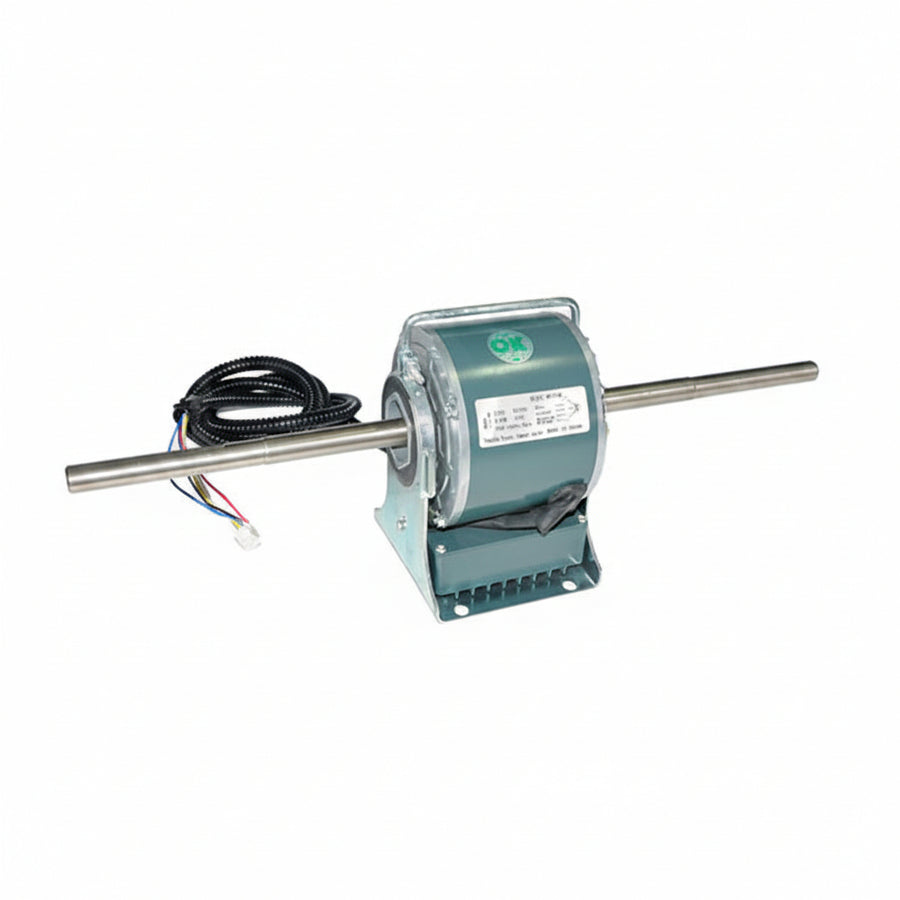 BLDC-180 – Double Shaft BLDC Fan Motor / 3 Speed Fan Motor for Air Conditioning