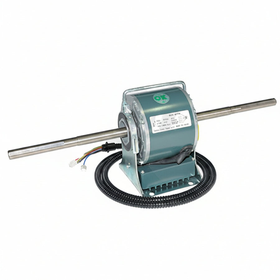 BLDC-90 – IP42 Double Shaft BLDC AC Fan Motor, Variable Speed Fan Motor