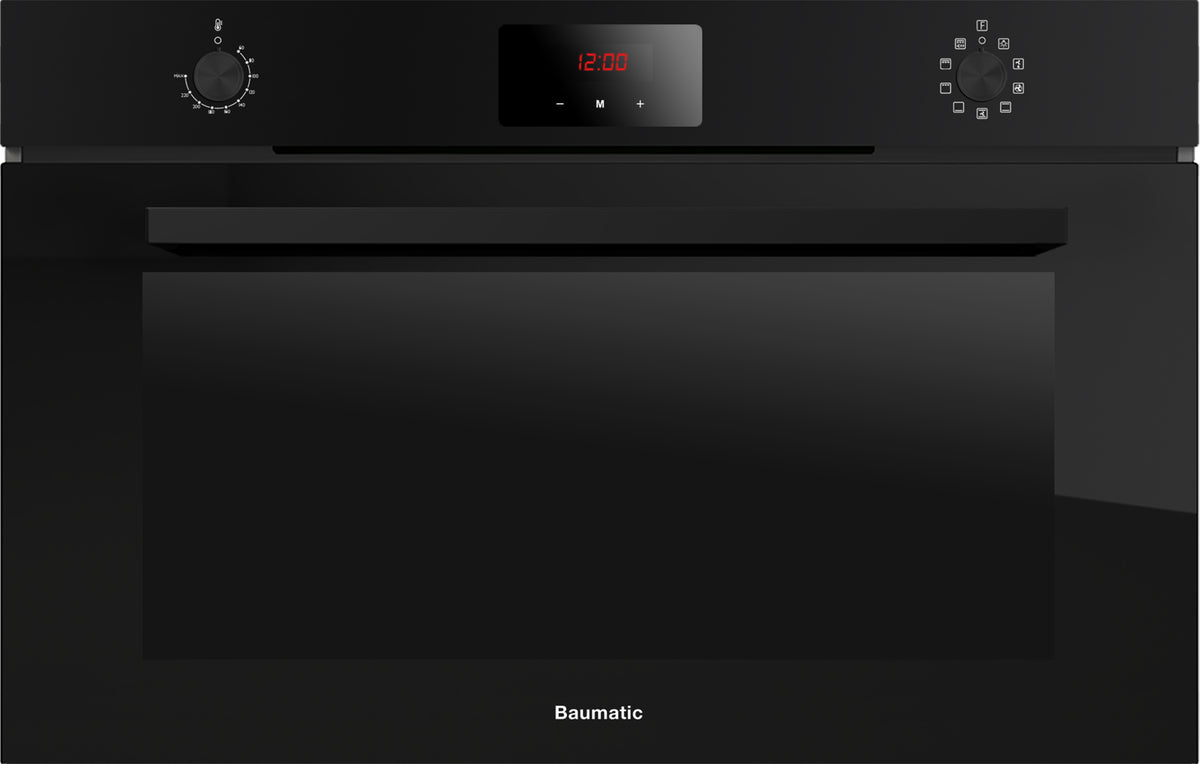Baumatic BMEO96E9BL 90cm Built-in Electric Fan Oven & Grill, 125L