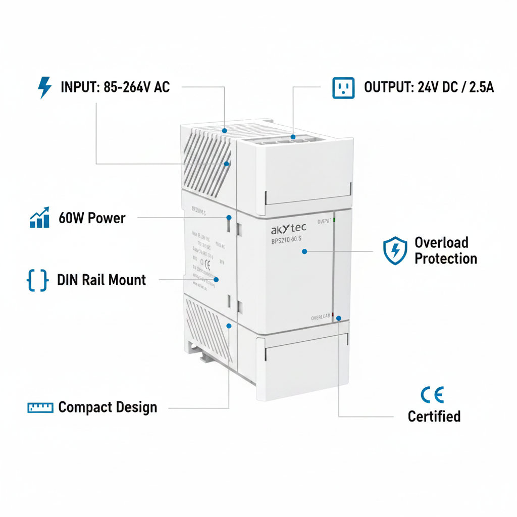 Akytec Power Supply Unit BPS210-60.S